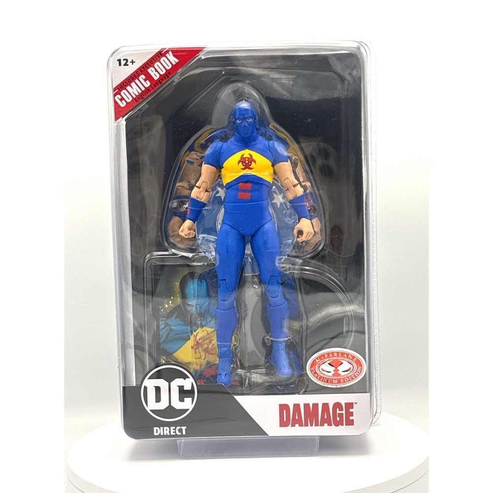 McFarlane DC Direct Damage Action Figure New Platinum Edition Comic Book Set